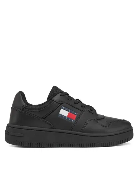 Sneakerși Tommy Jeans alb