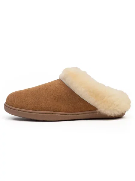 Minnetonka Papuci de casă coniac maro