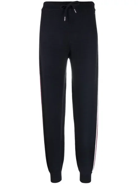 Pantaloni Tommy Hilfiger cu dungi albastru