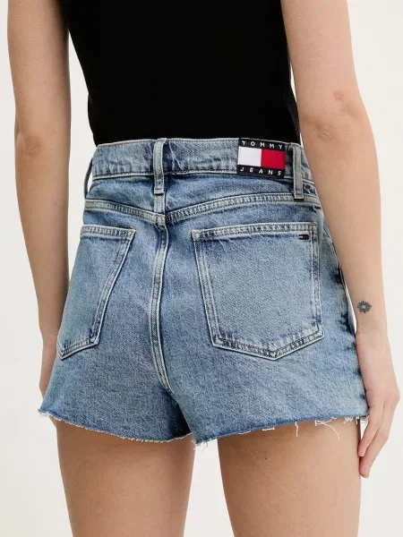 Tommy Jeans szorty jeansowe niebieskie