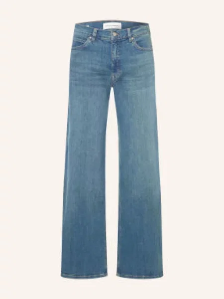 Opus Pants Široké Džíny Meni Star dark blue modré