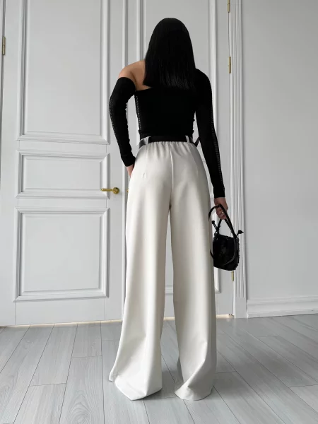 Брюки палаццо Jadone Fashion бежевые