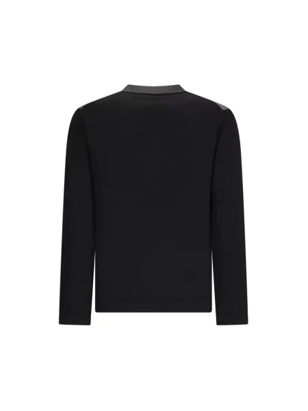 Sweter Mm6 Maison Margiela wełniany czarny