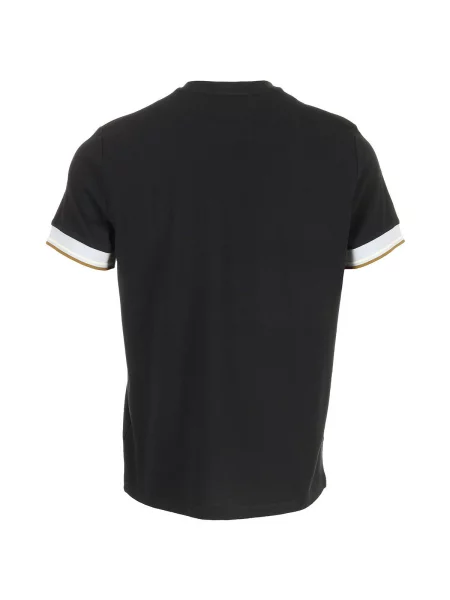 Tričko FRED PERRY Twin Tipped Cuff T-shirt Black XL černé