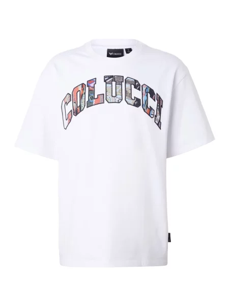 Colucci Tricou College kaki / roșu pepene / negru alb