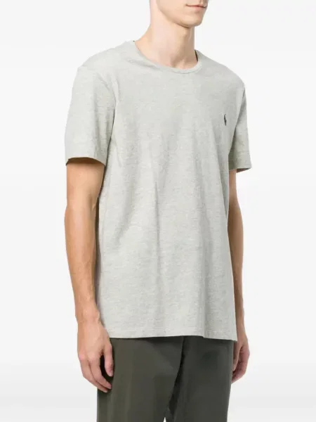 Λινό ριγέ polo Polo Ralph Lauren με κέντημα πράσινο