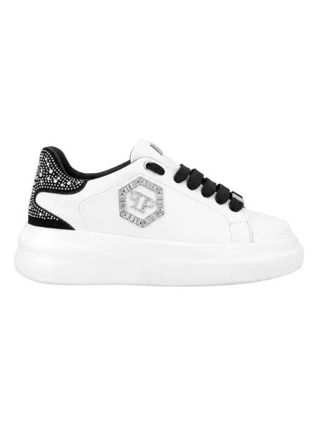 Sneakersy Philipp Plein skórzane białe