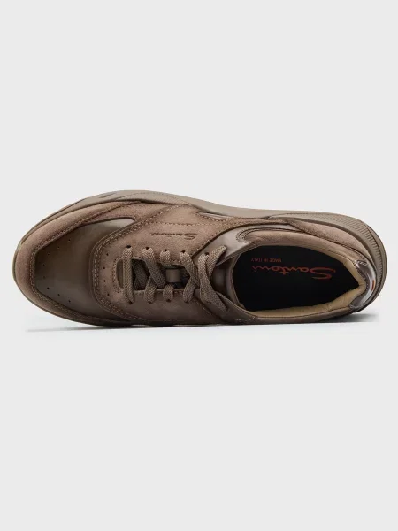 Кроссовки Santoni коричневые