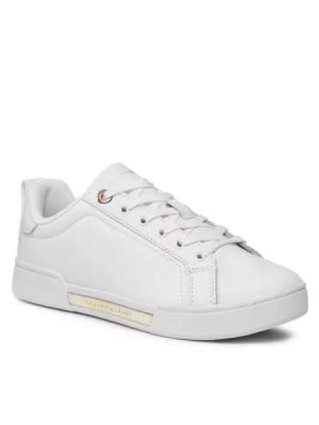 Tommy Hilfiger Laisvalaikio batai Chique Court Sneaker balta