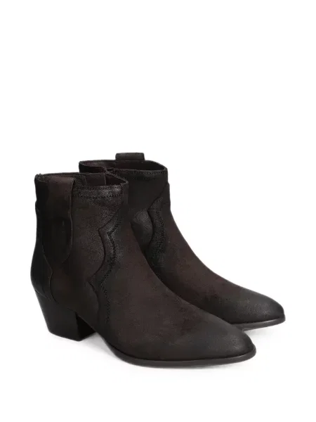 Botine Ash din piele maro