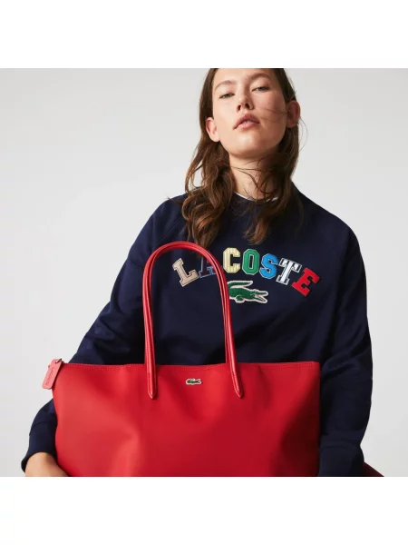 Shopperka Lacoste czerwona