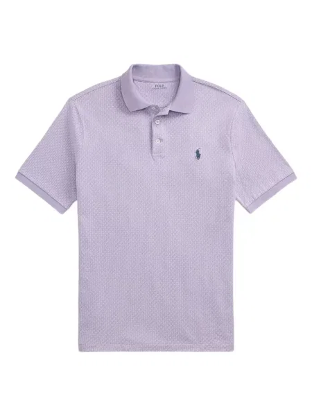 Slip de baie Polo Ralph Lauren alergare cu cordon cu imagine alb