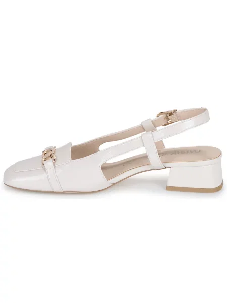 Pantofi pumps Caprice Écru bej