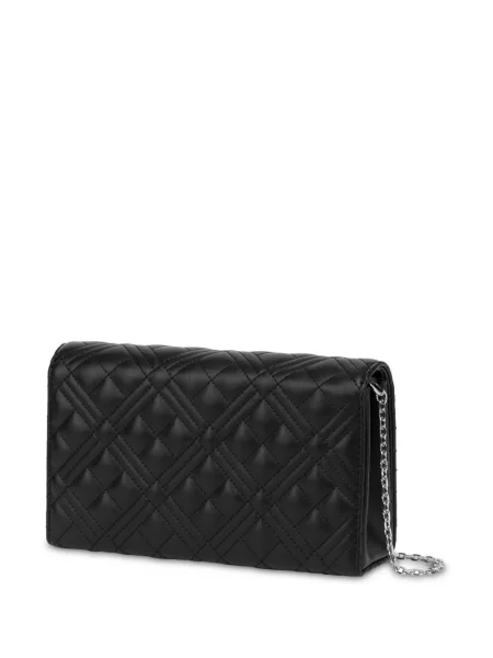 Боди Love Moschino с автограф черно