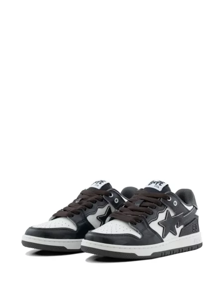 Маратонки A Bathing Ape® с връзки с дантела черно