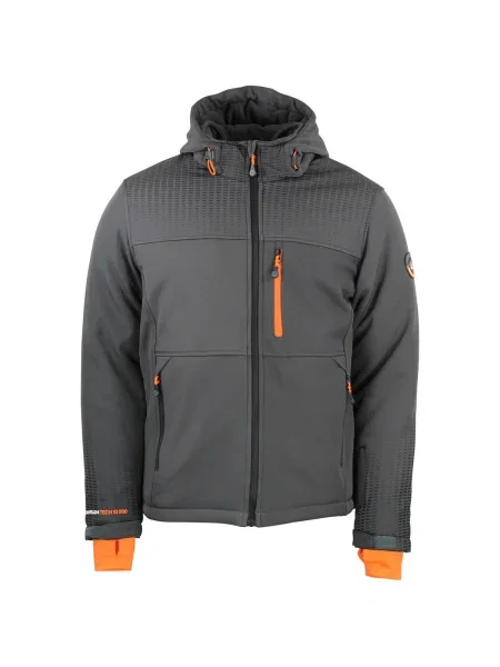 Geacă Peak Mountain softshell gri