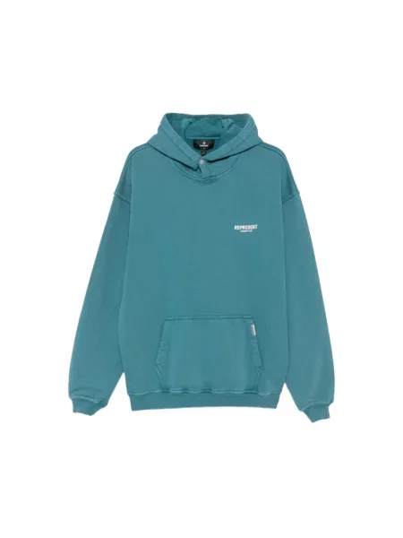 Bluza z kapturem Represent z kapturem niebieska