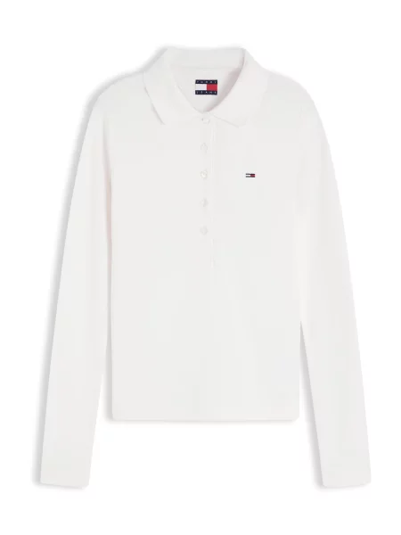 Tommy Jeans Tricou ESSENTIAL' alb