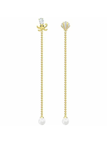 Kolczyki Swarovski żółte