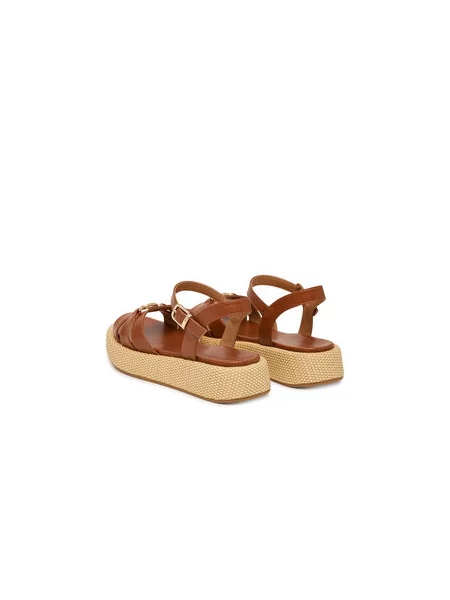 Szandál Tommy Hilfiger barna