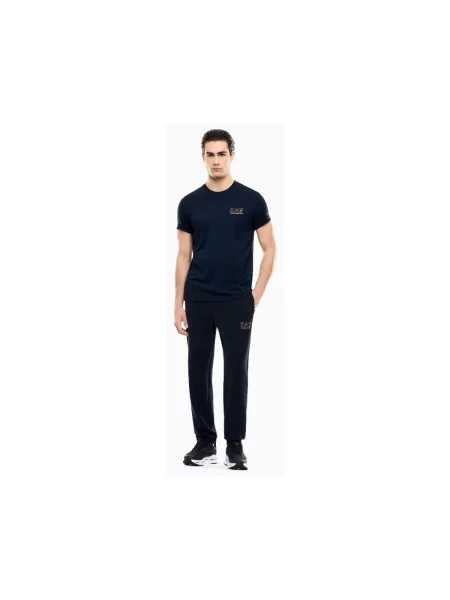 Pantaloni Emporio Armani Ea7 albastru