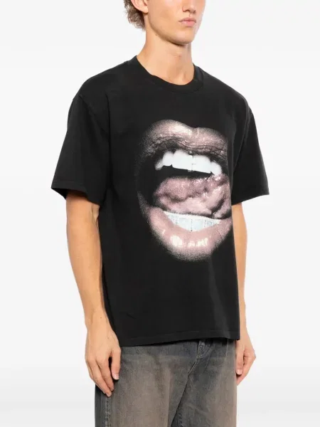 Tricou Melt cu imagine negru