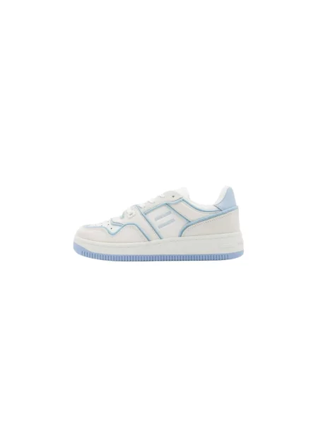Sneakersy Tommy Hilfiger skórzane retro białe