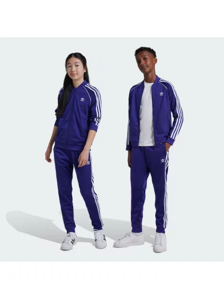 Sportovní kalhoty Adicolor SST Kids fialové