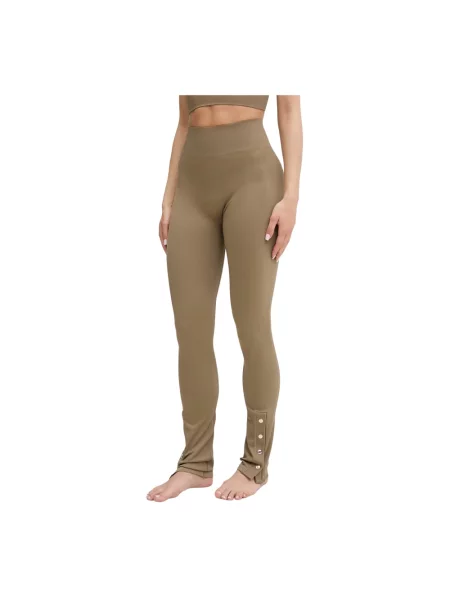 Casall legginsy Flare zielone