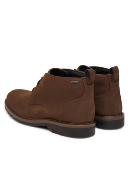 Clarks Gležnjarji Aldwin Mid GTX rjava