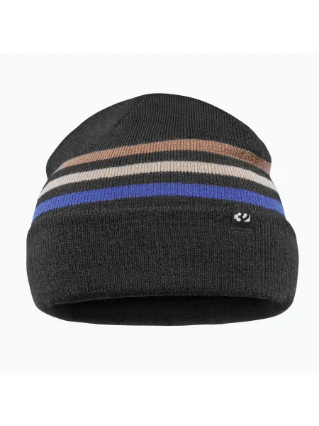 Férfi téli sapka ThirtyTwo 32 Stripe Beanie fekete/kék. Méret: OS fekete
