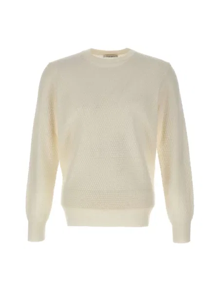 Sweter Kangra wełniany biały