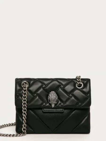 Kurt Geiger London Kožená kabelka černá