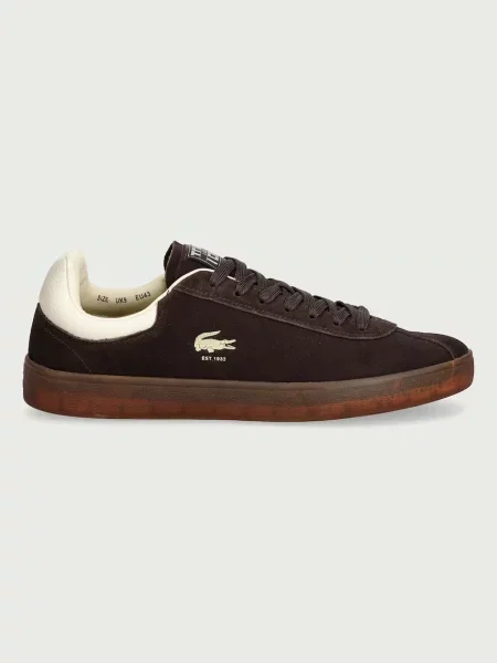 Замшевые кроссовки Lacoste
