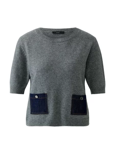 Sweter Oui szary