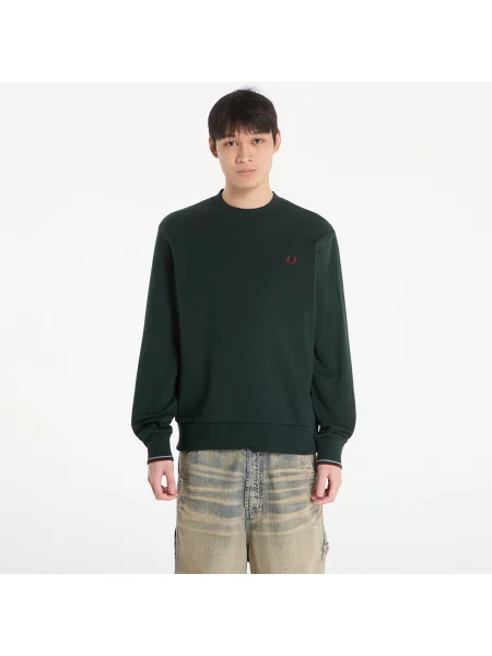 Суичър без качулка Fred Perry с кръгло деколте