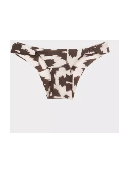 Lniane bikini Lenny Niemeyer brązowe