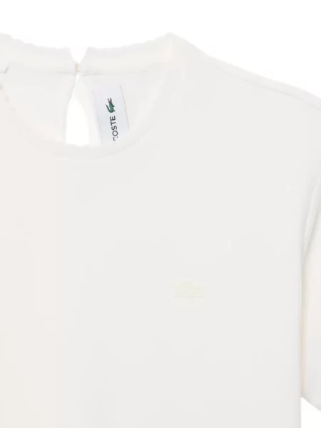 Scurt tricou Lacoste alb