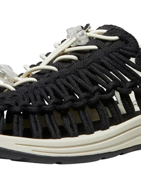 Sneakers KEEN Uneek Canvas Black/ Birch EUR 40 negru