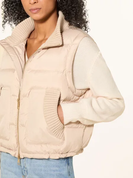 Rich & Royal Kamizelka Puchowa beige beżowa