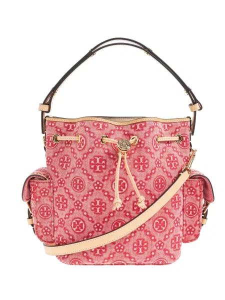 Geantă bucket Tory Burch roșu