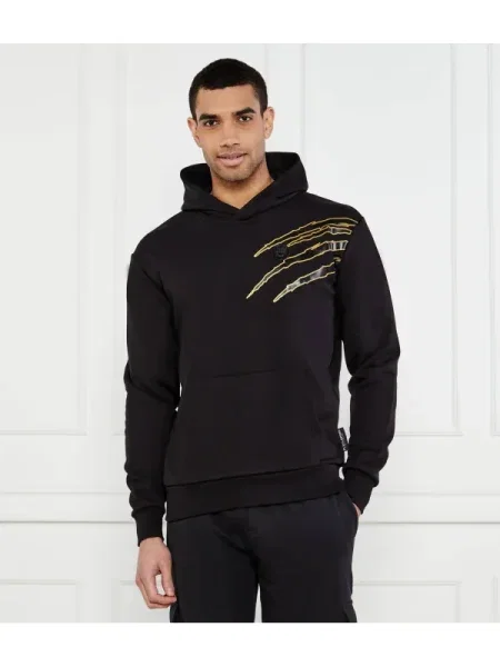 Plein Sport Hanorac LS Lamina Scratch | negru