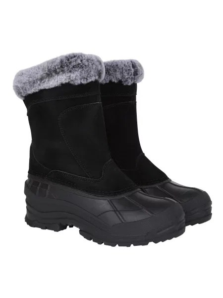 Snowdrift śniegowce z podszewką z futra Black czarne