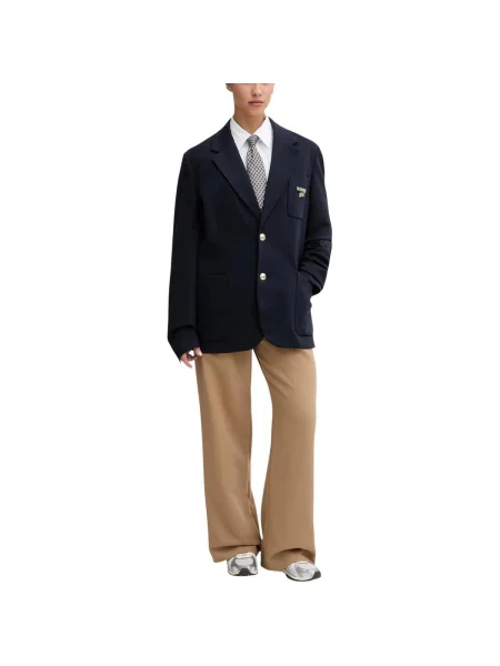 Tommy Jeans Blejzr námořnická modř / zlatá modré