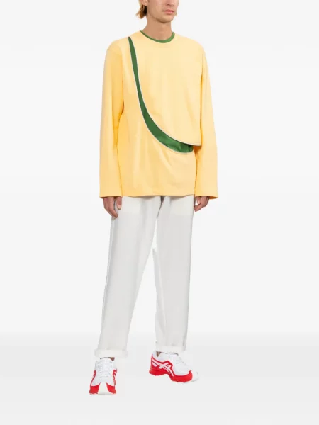Hanorac cu fermoar Comme Des Garçons Shirt galben