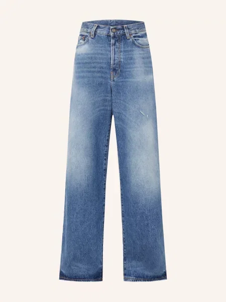 Acne Studios Džíny Regular Fit auz mid blue modré