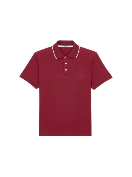 Koszulka polo Saint Laurent czerwona