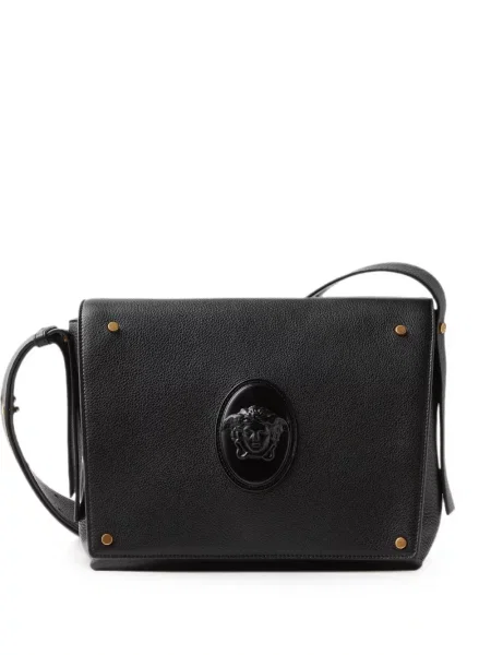 Geantă crossbody Versace din piele negru