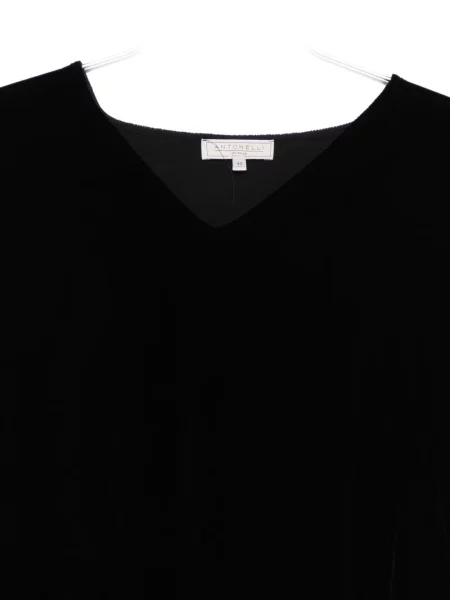 Tricou Antonelli cu decolteu în V negru