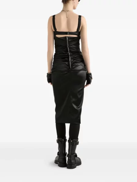 Rochie Dolce & Gabbana din satin de costum negru
